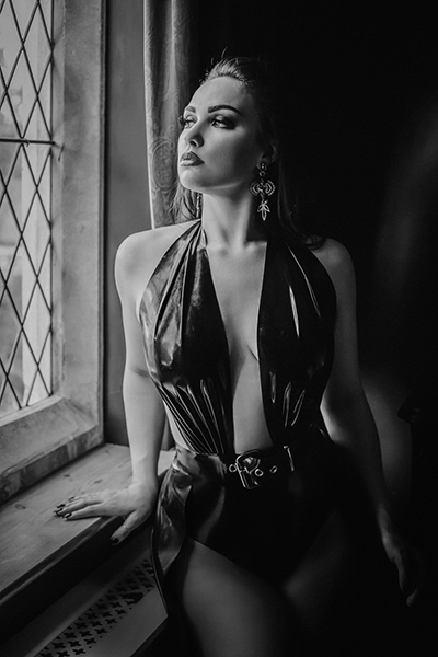 black and white latex photography